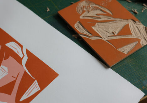 Atelier Julia Chausson Atelier des 4 jeudis arts plastiques linogravure