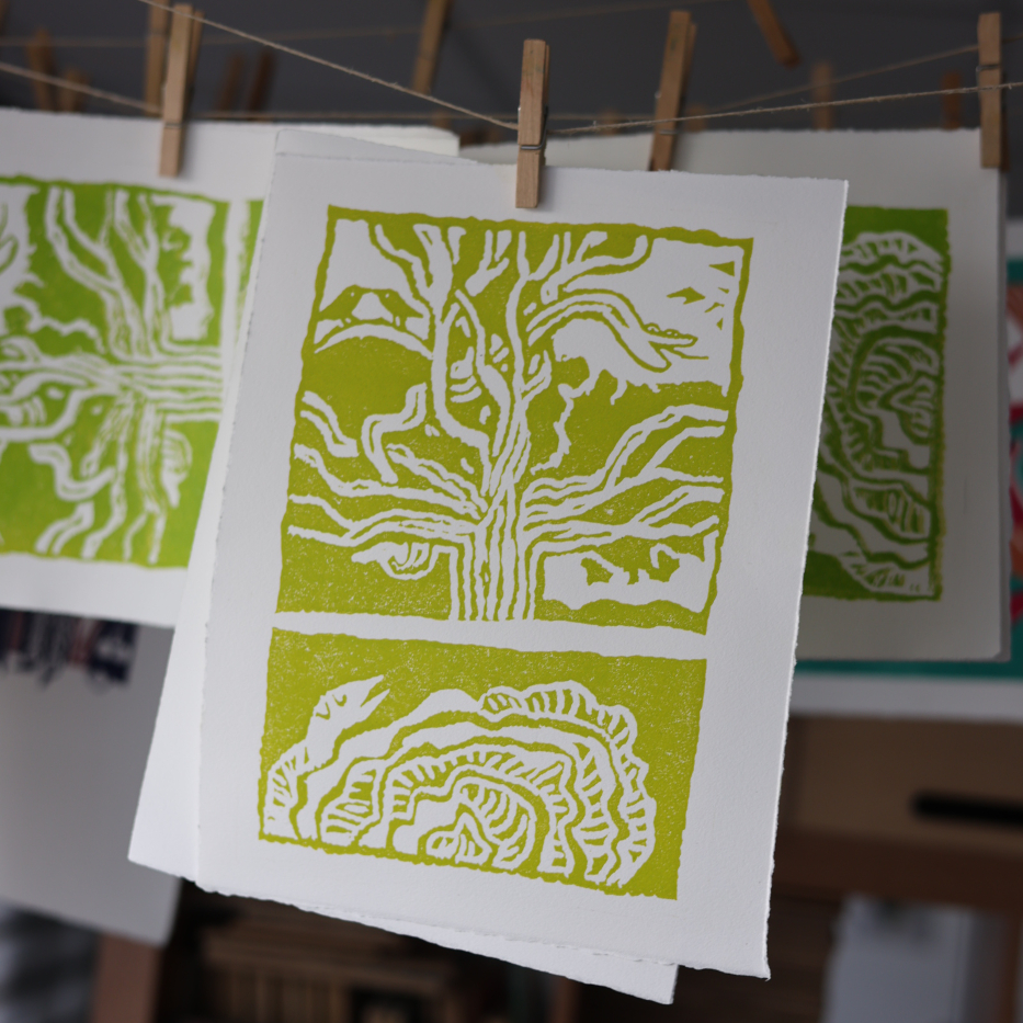 IMG_0833-redim Atelier Julia Chausson Atelier des 4 jeudis arts plastiques linogravure lino perdu