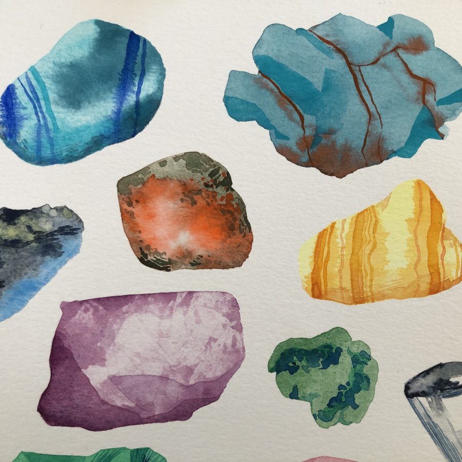 Aquarelle Carole Xenard artiste Atelier des 4 jeudis